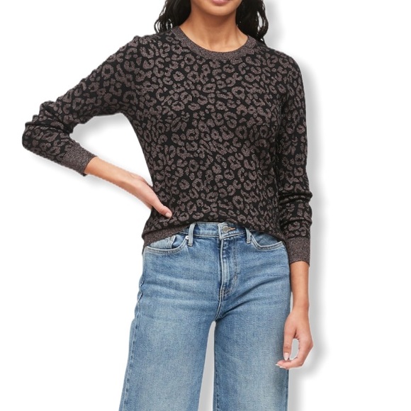 Metallic Leopard Sweater (Large) - Picture 1 of 6